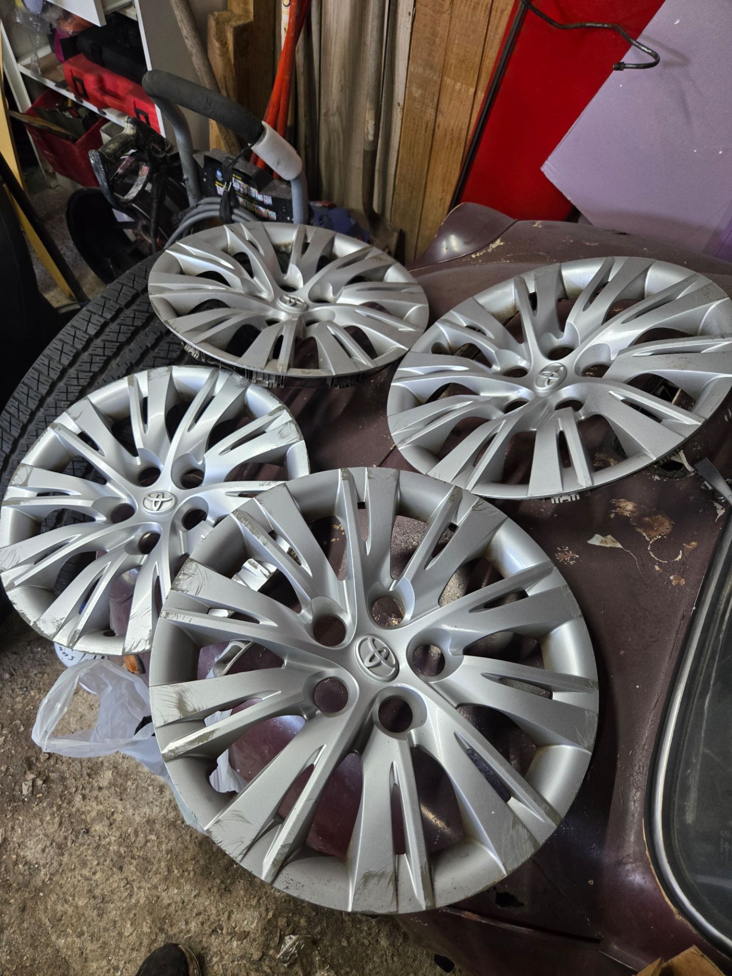 OEM Toyota Camry 16” Hubcaps / Wheel Covers – 2012-2014