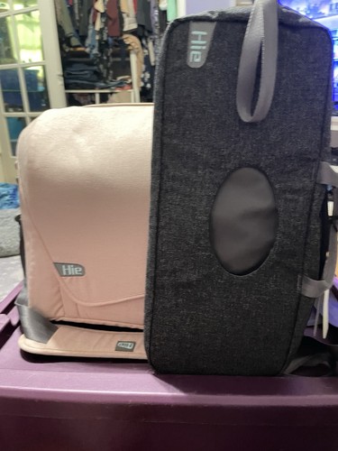 Hie Bag in Pink w/ Extra Changing Pod in Gray