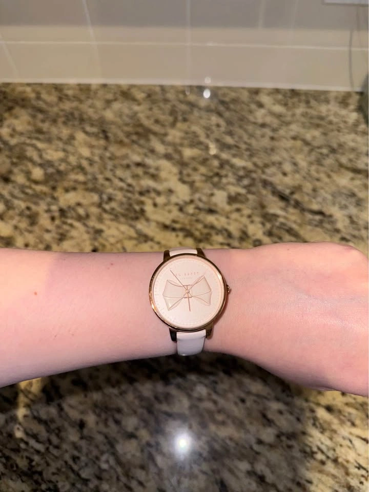 Ted Baker Pink Rose Gold Bow Watch