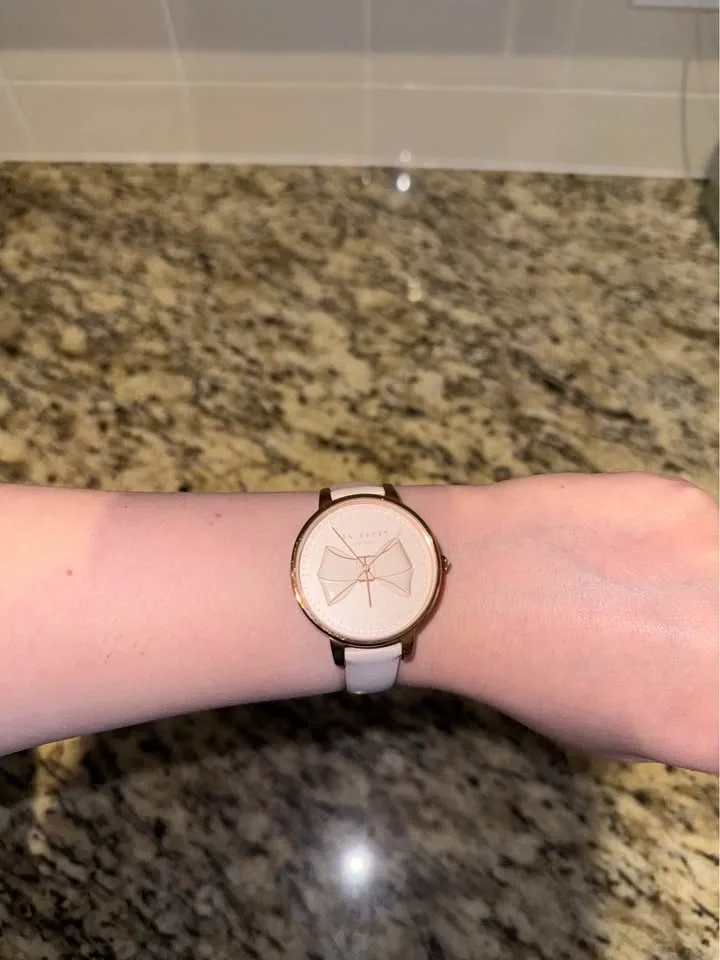 Ted Baker Pink Rose Gold Bow Watch