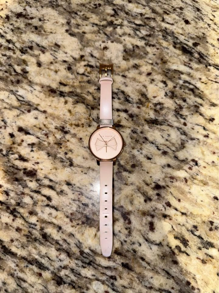 Ted Baker Pink Rose Gold Bow Watch - photo 4