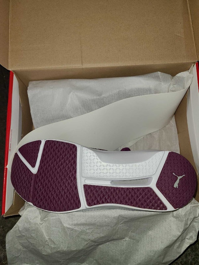 NEW Puma Fierce Dark Purple/White Women’s Slip On Sneakers - photo 3