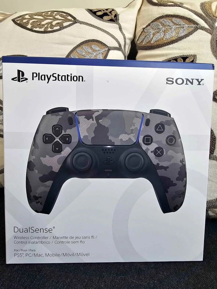 🎮 NEW PS5 DUALSENSE WIRELESS CONTROLLER — GREY CAMO 🪖