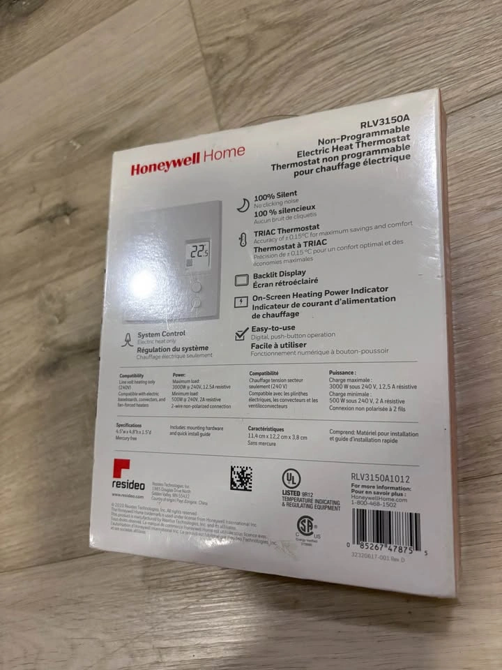 Honeywell Home Digital Line Volt Thermostat - photo 2