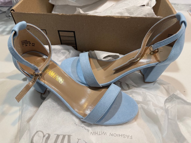 DREAM PAIRS Women Low Block Heels Dressy Sandals - photo 3