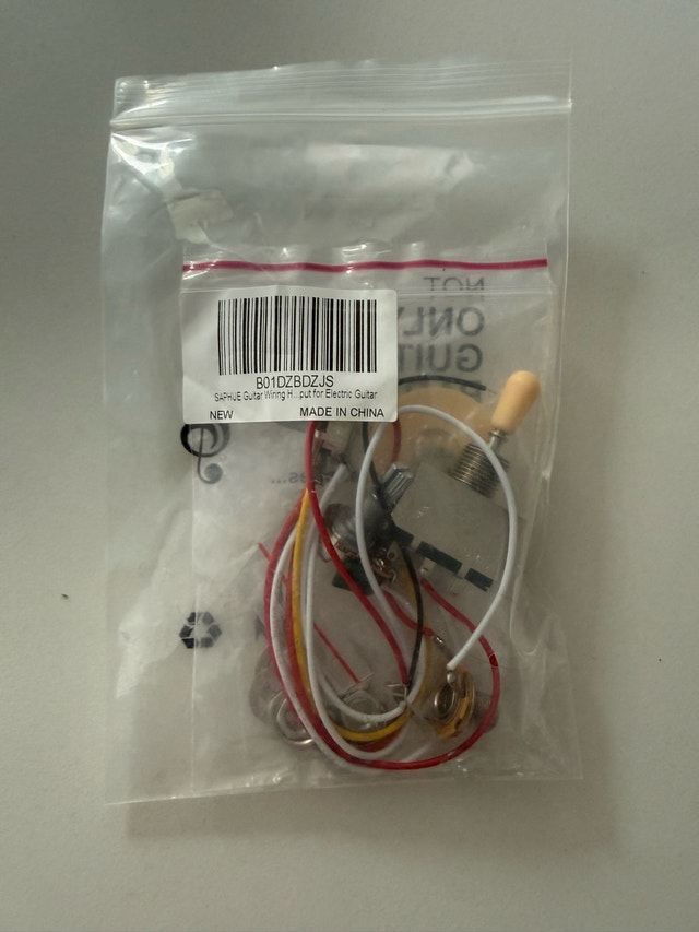 SAPHUE Electric Guitar Wiring Harness Kit - photo 2