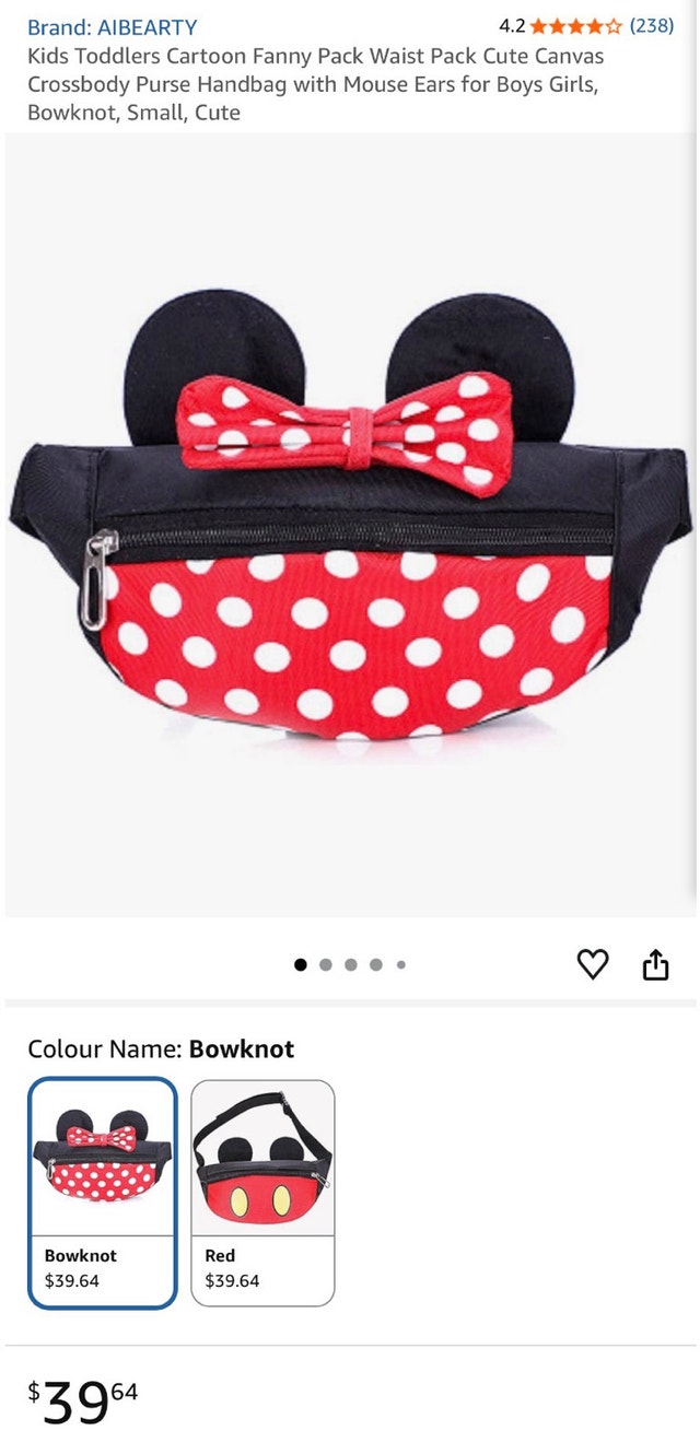 AIBEARTY Kids Cartoon Waist Pack