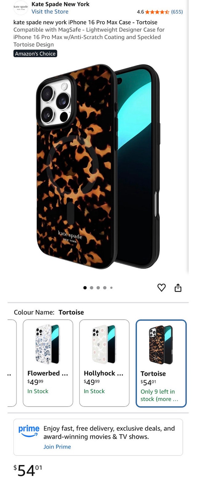 Kate Spade iPhone 15 Pro Max Case