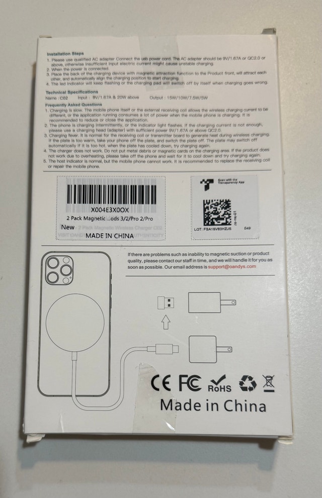 Andys Magnetic Fast Wireless Charger - photo 2