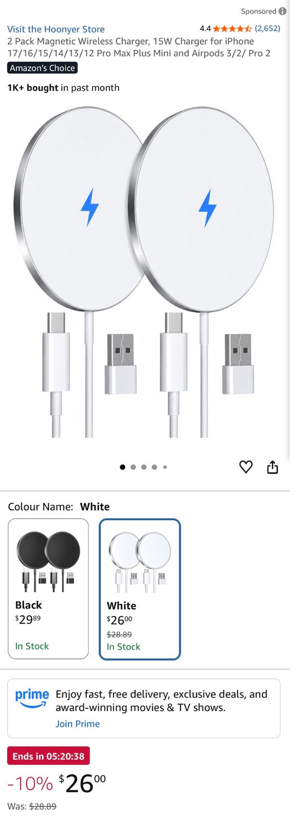 Andys Magnetic Fast Wireless Charger - photo 3