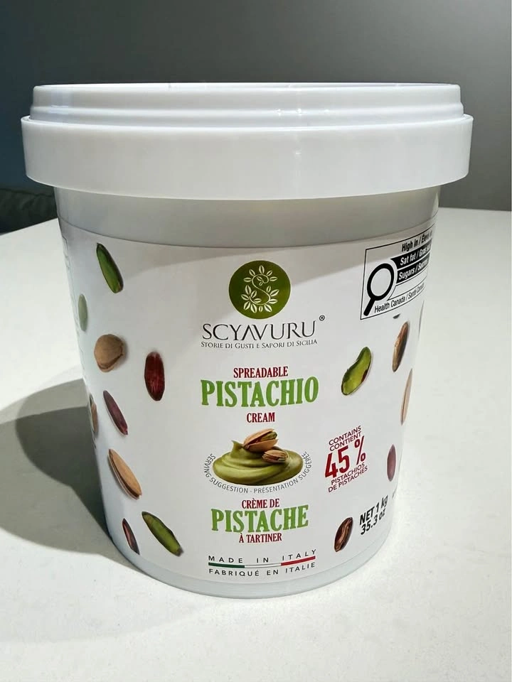 Brand New Sealed Pistachio Cream 1kg (45% Pistachios)