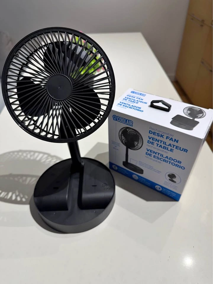 Brand New Rechargeable Desk Fan