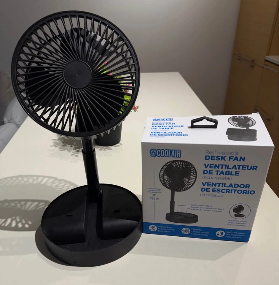 Brand New Rechargeable Desk Fan - photo 2