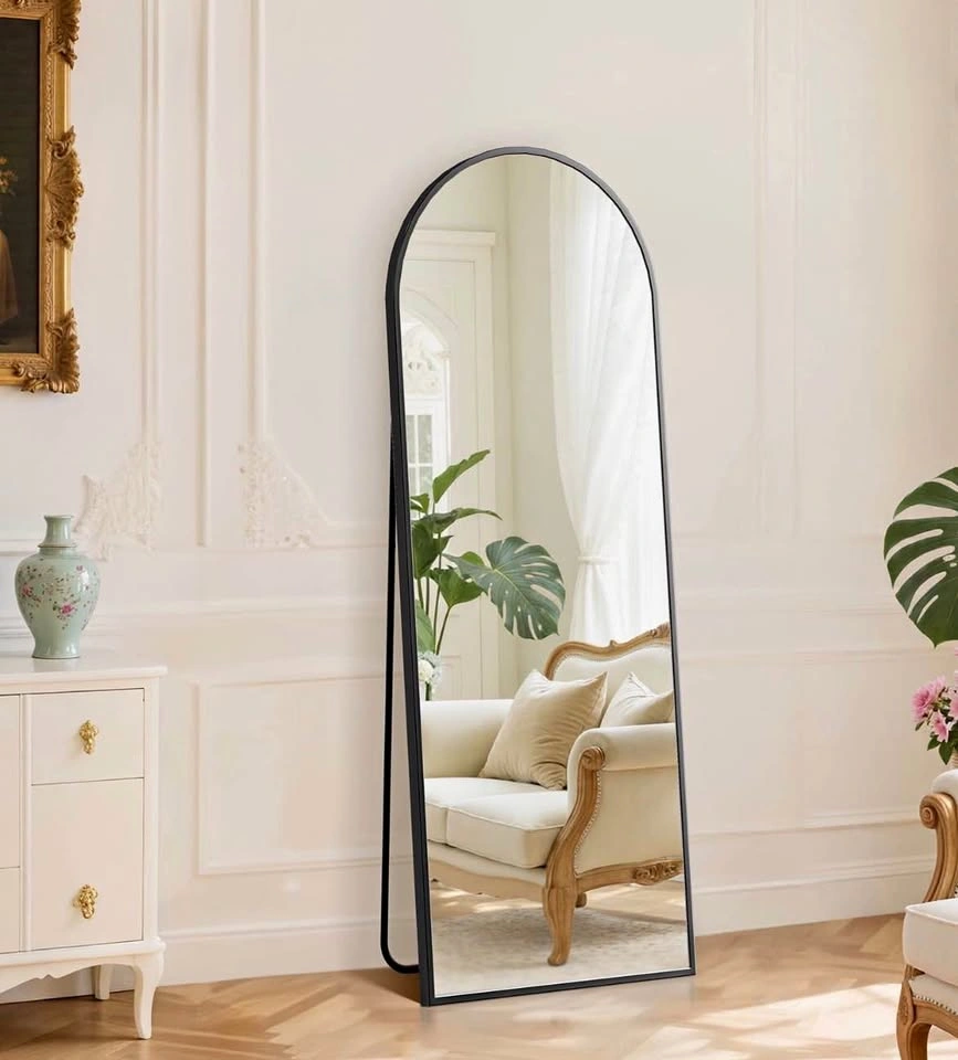 Brand New Black Arched Full Length Mirror 59” x 16”