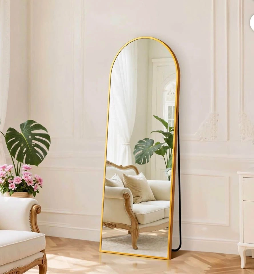 Brand New Gold Arched Full Length Mirror 59” x 16”