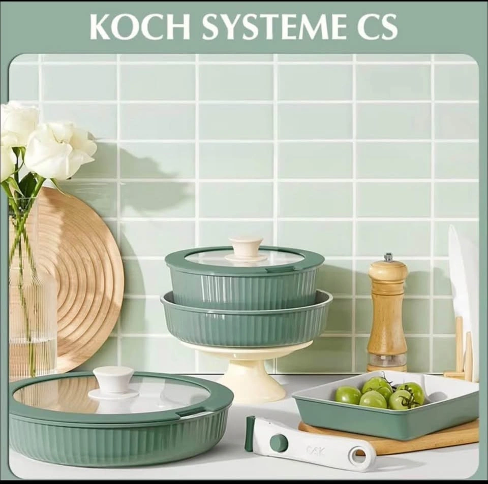 12-Piece Nonstick Cookware Set with Detachable Handles - photo 3