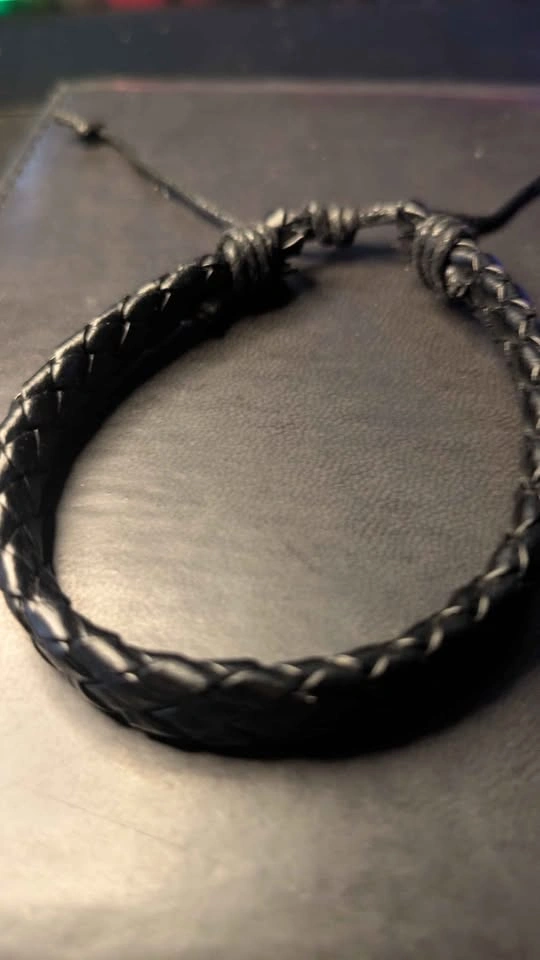 Braided Leather Bracelet Set - photo 2