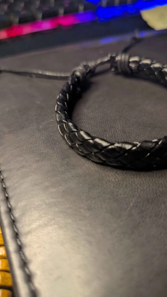 Braided Leather Bracelet Set - photo 3