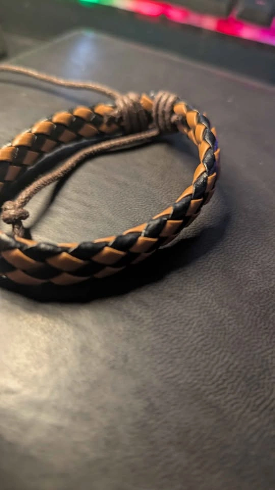 Braided Leather Bracelet Set - photo 4