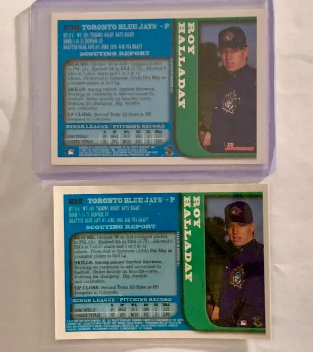 5 Roy Halladay Rookie Cards image indicator(4)