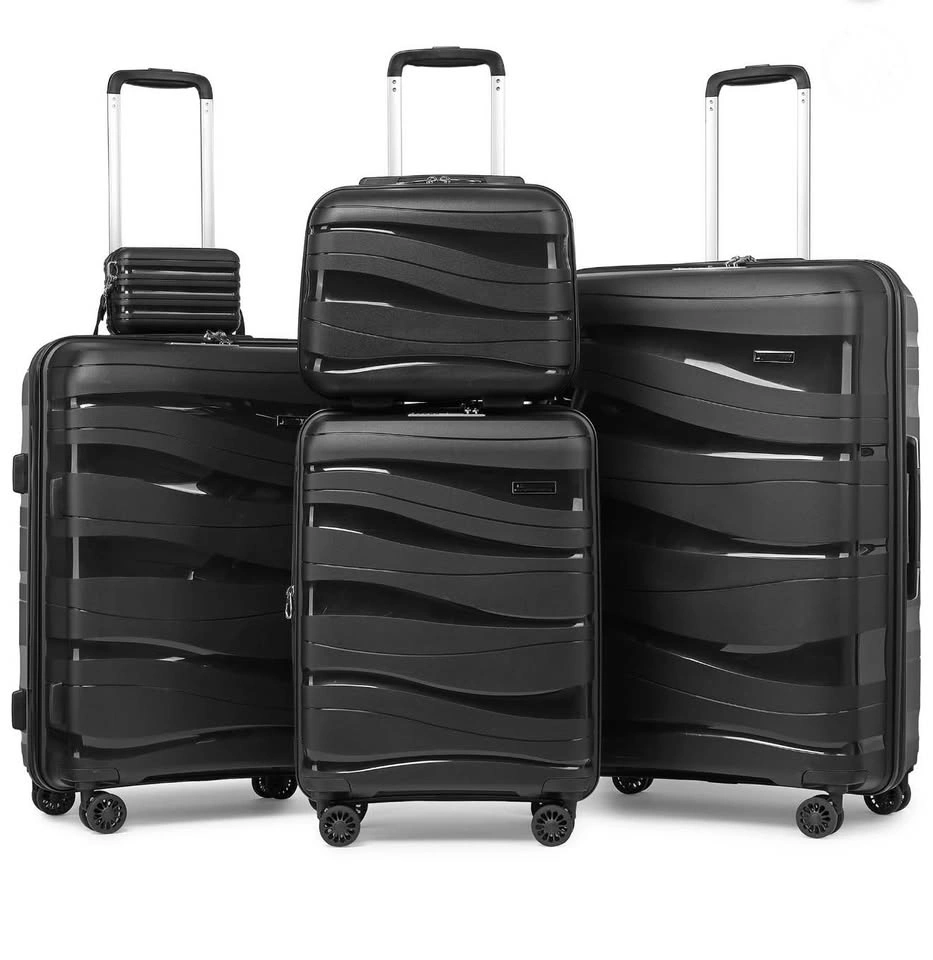 Brand New Lightweight 5-Piece Luggage Set 360-degree wheels - photo 3
