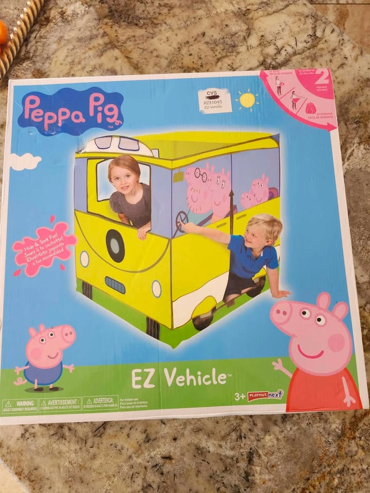 Playhut Peppa Pig EZ Vehicle Play Tent