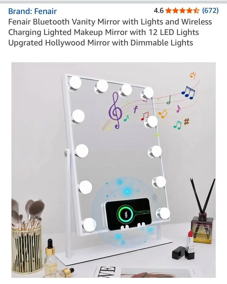 Bluetooth makeup mirror thumbnail