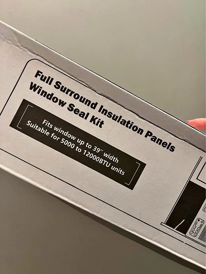 Window AC insulation seal