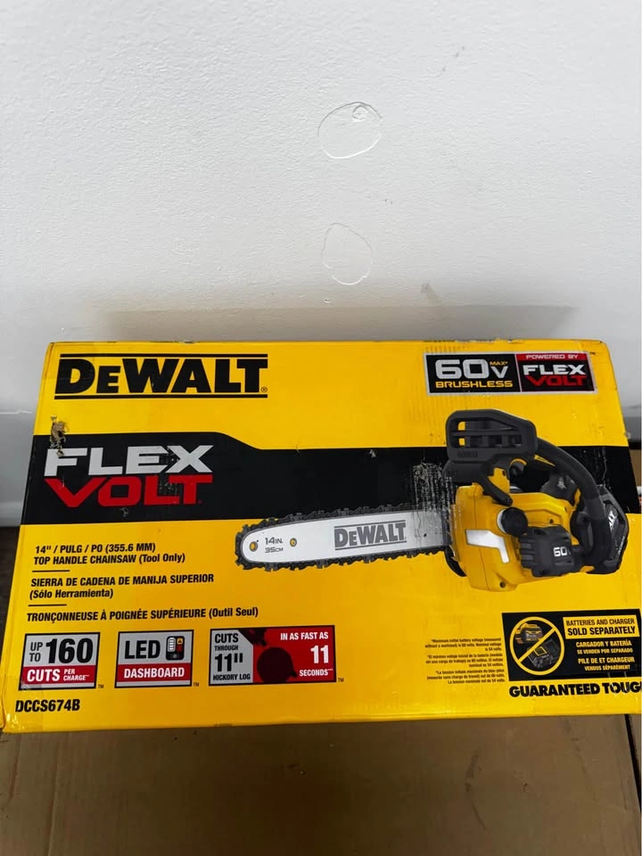 DEWALT FLEXVOLT 60V MAX 14” Top Handle Chainsaw – Tool Only - photo 2