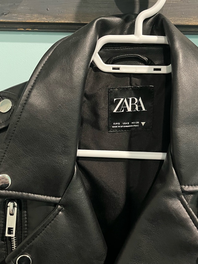 zara leather jacket - photo 2