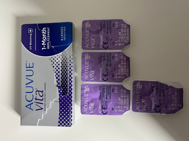 -3.00 One Month Acuvue Vita Contact Lenses
