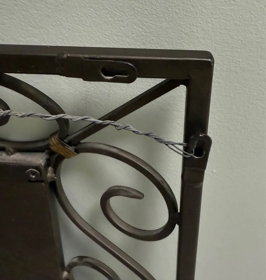 Wrought Iron Mirror image indicator(4)