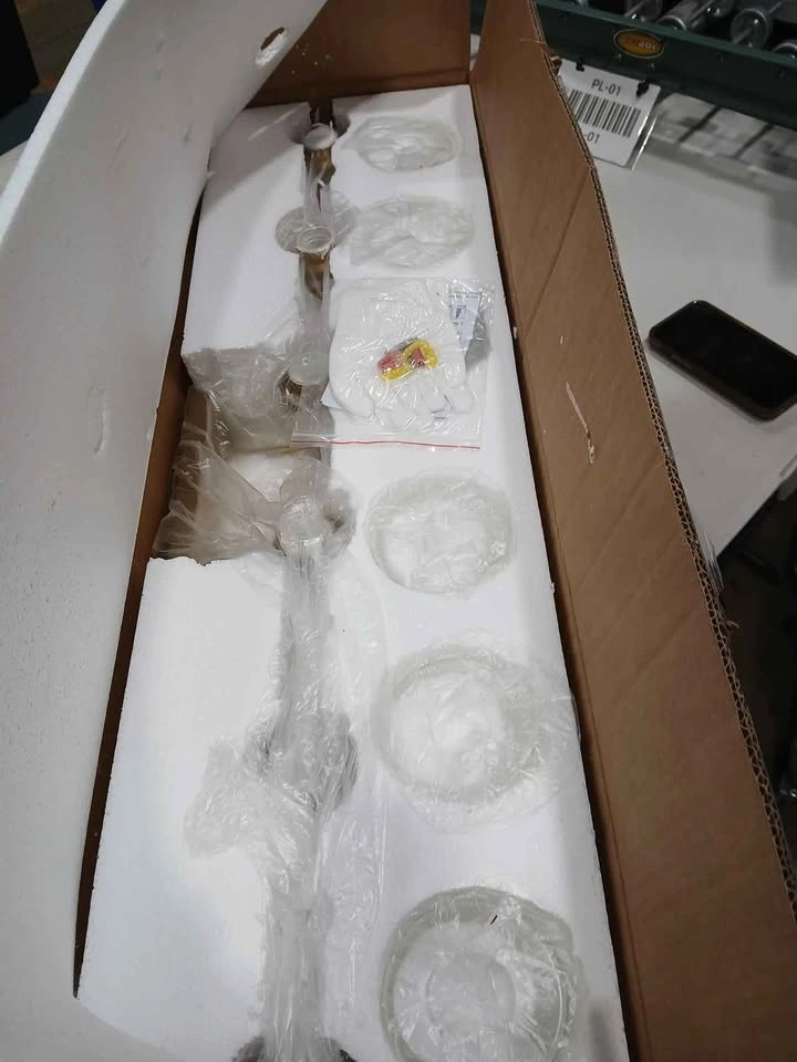 HCCZ 6 Light Gold Bathroom Vanity Light Fixture - photo 2