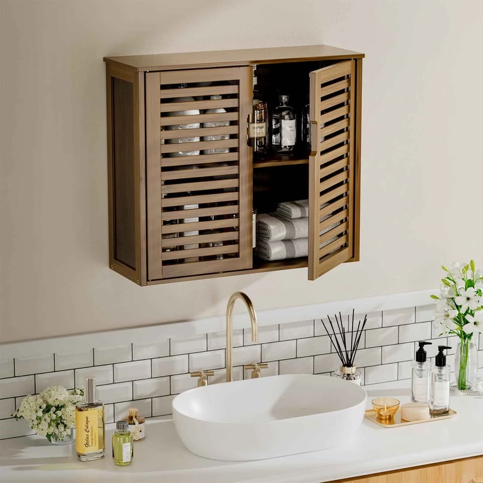 HITNET Medicine Cabinet Wall Mounted Bathroom Storage - photo 2