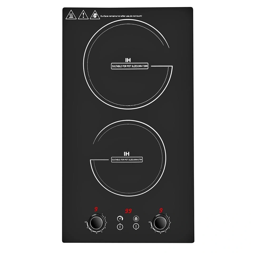 Wesonorous Double Induction Cooktop 110V 2600W 2 Burner