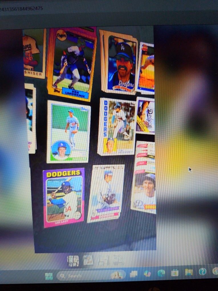 Dodgers 127 Baseball Cards
