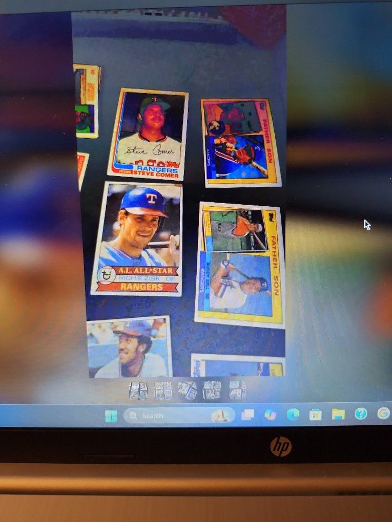 Rangers 109 Baseball Cards