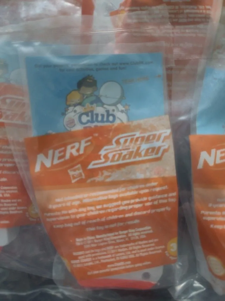 Nerf Burger King Set Of 6 Factory Sealed image indicator(2)