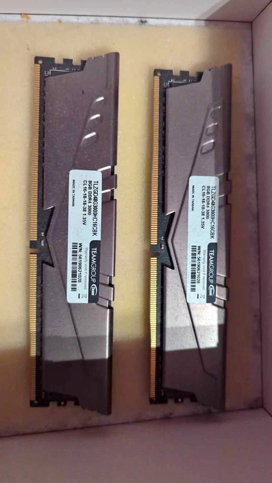 16GB DDR4 RAM kit 3000MHz