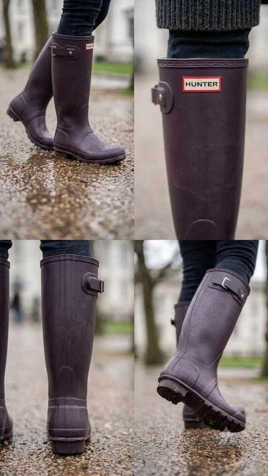 NEW Hunter Women's Original Tall Rain Boots - Size US7 - photo 2