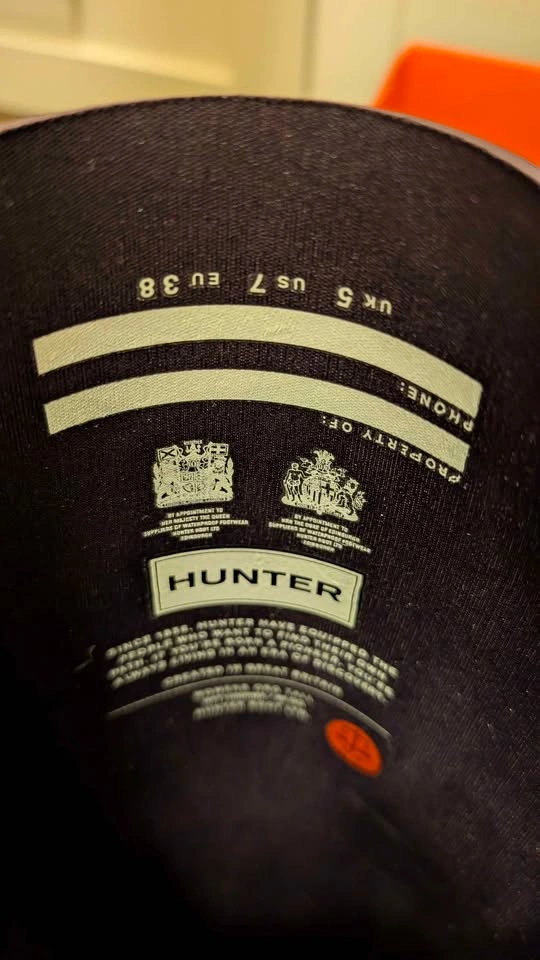 NEW Hunter Women's Original Tall Rain Boots - Size US7 - photo 4
