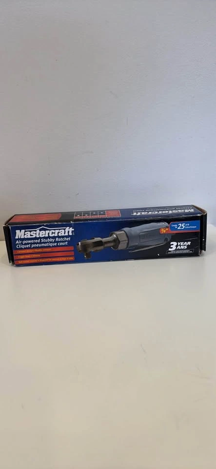 Mastercraft 3/8” Air-Powered Stubby Ratchet - photo 2