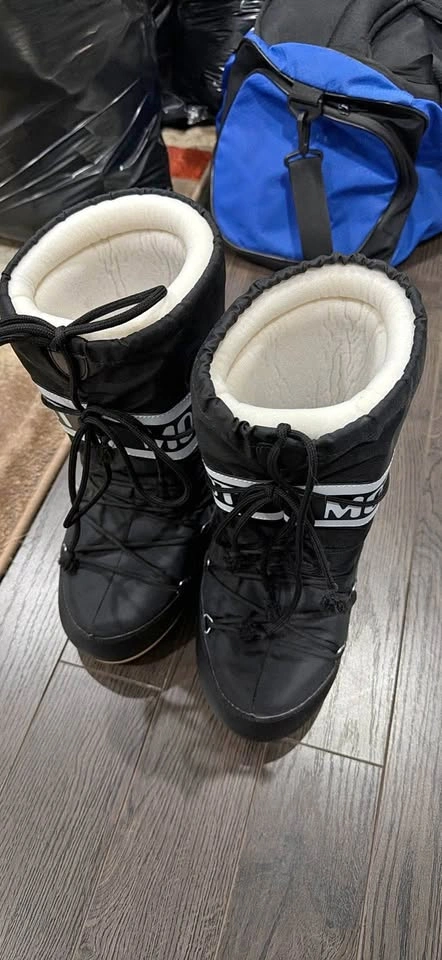 Moon Boot Icon Nylon Boots Black Size 35-38