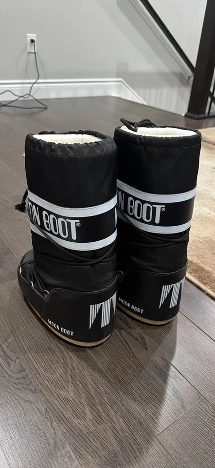Moon Boot Icon Nylon Boots Black Size 35-38 - photo 2