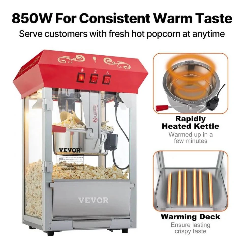 Vevor 8oz New Popcorn Machine - photo 4