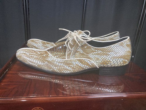 Mens Vero Cuoio Faux Snake Skin Handmade Dress Shoes - photo 2