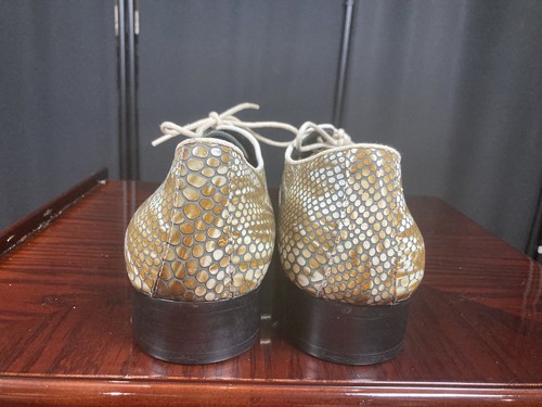 Mens Vero Cuoio Faux Snake Skin Handmade Dress Shoes - photo 3