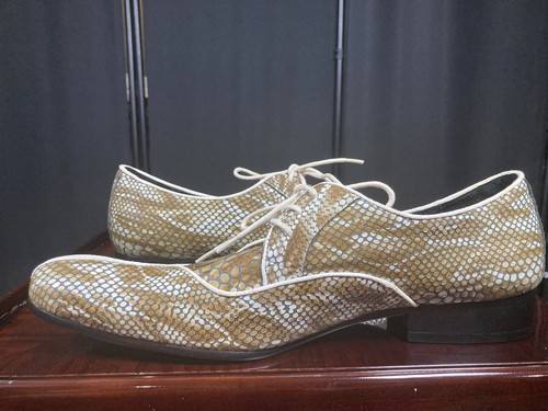 Mens Vero Cuoio Faux Snake Skin Handmade Dress Shoes - photo 4