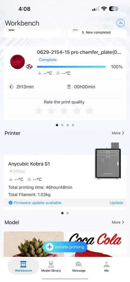 Anycubic S1 with Combo 3D Printer - photo 2