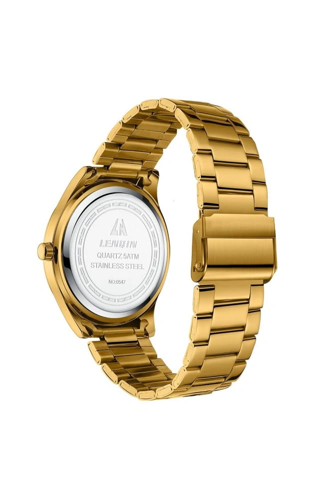New Stainless Steel Watch Gold dial - photo 2